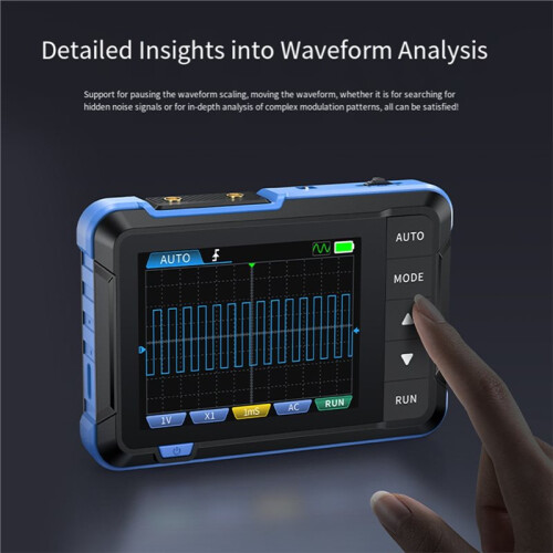 Portable  Handheld Digital Oscilloscope 2.5MSa/S Sampling Rate TFT Display 400V DIY Electronics Repair Tool Kit