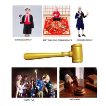 24 PCS Judge Gavel Prop  Wood Hammers Mallets Justice Costume Accessories for Auction Sale Courtroom Favors