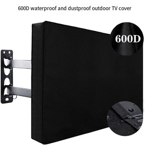 Capa de TV Externa À Prova D'Água para TV de 30-32 Polegadas com Capa Inferior, Tecido Grosso, Capa de TV À Prova de Poeira e Intempéries 2