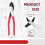 9.5" Wire Crimper/Cutter, Wire Crimping Tool with Thick Dip-Grip Handle, Crimper Tool Electrical for 10-22 AWG 7