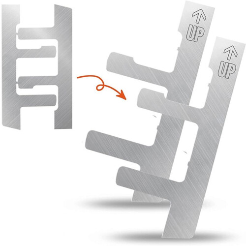 30Pack  Box Support Electrical Box F Clips Box Mounting Straps with Plaster Ears, Box Straps and Support 2