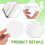 300 PCS 2" Hexagon Quilting Paper Templates for DIY Patchwork and Sewing Crafts 2
