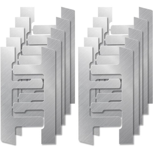 30Pack  Box Support Electrical Box F Clips Box Mounting Straps with Plaster Ears, Box Straps and Support
