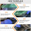 2pcs Feekoon Face Shield Replacement Lens for S8555,for / S8500/S8510 Face Shield, Protective Safety Visor 4