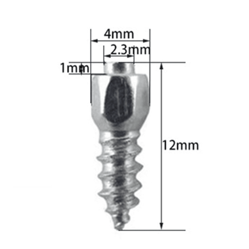 400PCS12mm καρφίτσες ελαστικών με βίδα καρβιδίου, αντι-παγωτικές για καρφίτσες 1