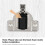 8pcs 110 Degree Screw-in Compact 33 Hinge Replacement, 8-Pack, Fits Various Models 3