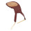 Violin Shoulder Rest Pad Brown Sheepskin 1/2 1/4 12