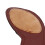 Violin Shoulder Rest Pad Brown Sheepskin 1/2 1/4 9