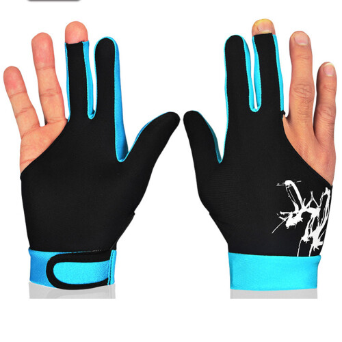 (L) 3-Finger Billiard Gloves - Unisex, Left/Right