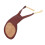 Violin Shoulder Rest Pad Brown Sheepskin 1/2 1/4 13