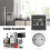 Thermostat Socket, Heating Cooling Digital  with Cable with Waterproof , LCD Screen  Socket Probe EU Plug 5