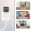 Thermostat Socket, Heating Cooling Digital  with Cable with Waterproof , LCD Screen  Socket Probe EU Plug 6