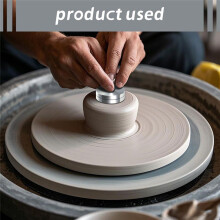 3 PCS Ceramic Clay Pottery Throwing Trimming Spinner Tool Set - Includes 30mm, 38mm, 45mm Clay Spinner for Pottery