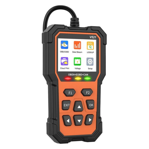 V521 Car Scanner Engine Fault Code Reader Automotive OBD2 / EOBD Fault Diagnostic Tool for Cars 2