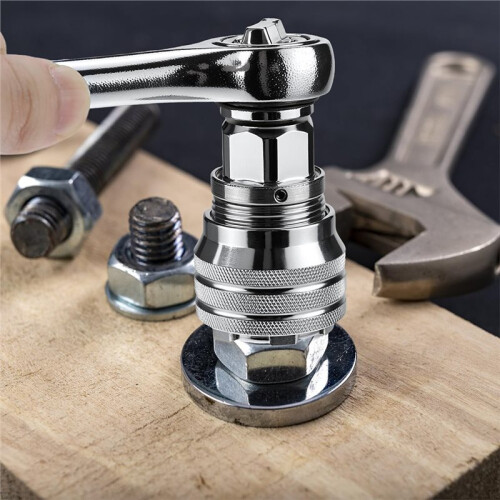 Universal Adjustable Socket Wrench, 10-19mm Multi-Function Socket, 3/8" Drive Manual Socket Wrench 1