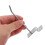 ULTNICE Slatwall Hooks Silver Iron 20 pcs 5