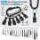 Bit Holder Drill Bit Extension Set,1/4" Hex Shank Aluminum Alloy Screwdriver Bits Holder Drill Bit Holder Tool Kit 3