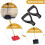 2-Piece D-Shaped Shovel Handle Replacement Handle Plastic D-Shaped Handle for and Garden Tools Inner Diameter 32cm 5