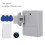 RFID Digital Lock for Furniture - Invisible, No Drill Installation, Key Card Access B 3