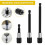 Bit Holder Drill Bit Extension Set,1/4" Hex Shank Aluminum Alloy Screwdriver Bits Holder Drill Bit Holder Tool Kit 1
