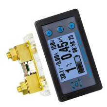 Meter 100A Ammeter Voltmeter Wattmeter Digital Multimeter 8-120V Battery Tester with Shunt
