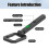 Handheld Metal Detector with LED Display High Sensitivity Metal Scanner Pinpointer Search Coil Metal Detect Tool 6