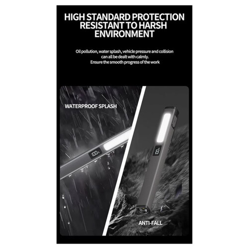 Rechargeable COB LED Pen Flashlight with Magnet for Outdoor and Work  Cob Light Magnets 2