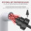 3Pcs PVC Pipe Threading Tool Kit, Includes 1/2" & 3/4" Internal/External Thread Cutters, Reamer and Step Drill Bit 4