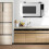 2Pcs Foldable Wall Mounted Microwave Shelf Brackets,Heavy Duty Stainless Steel Kitchen Organizer Rack Large Capacity 6
