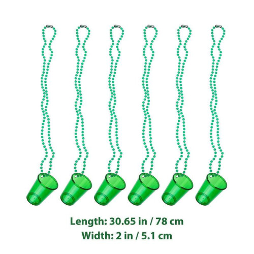 Plastic Beaded Necklace 12Pcs Party Decor 1