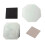 50x50mm Rectangular Refrigerator Sticker Refrigerator Magnets Accessories Emblem Breast Badge Consumables 100Pcs 2