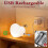 Purse Light with Touch Sensor - USB Rechargeable  LED Lamp for Handbags (4 PCS) 1