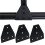 6Pcs 4040 Series Aluminum Corner Bracket T-Shape Connector with Hardware Kit for DIY Projects 2