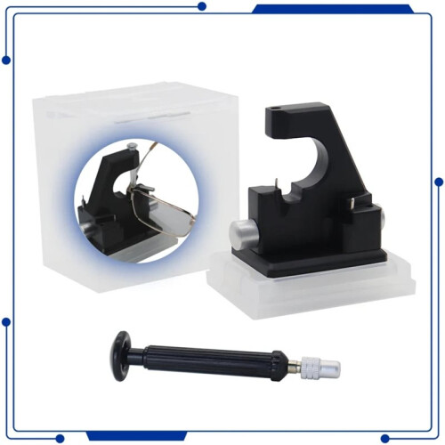 Optical Eyeglasses Spring Hinge Assembly Repair Tool Kit with Screws for Eyewear Frame Installation 2