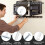 Kit com 14 Buchas de Alta Resistência para Drywall, para Montagem de TV, 3/16 Polegadas -24, com Parafusos Inclusos. 2