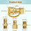 1/2 Inch Natural Gas Quick Connect Fitting Set, Propane Quick Connect Fittings, 4 Pcs Solid Brass Kit 7