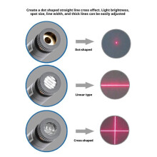 USB Rotes Laser-Positionierungslicht Infrarot-Arbeitslampe Schneiden mit Magnetischem Fuß Nähmaschinen-Zubehör Kreuze