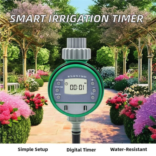 Design Plastic Digital Irrigation Timer Control Garden Waterproof Automatic  Serviceable User-Friendly Lawn 2