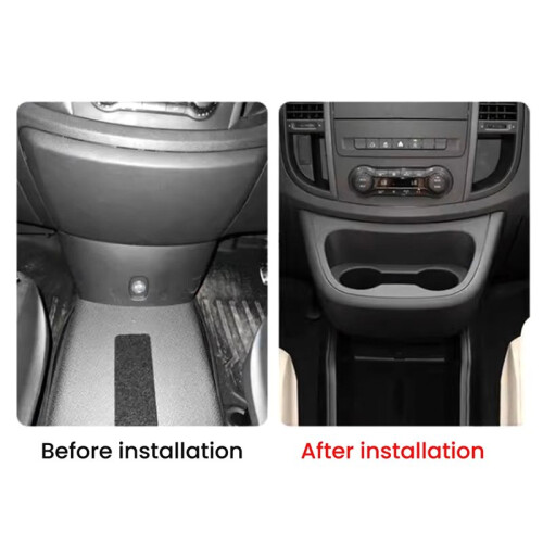 Car Central Console Instrument Drinks Cup Holder Panel Frame Kit for Metris W447 2016-2023 1