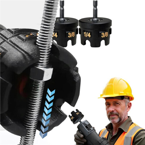 3Pcs Nut Zip Drill Attachment for Fast Nuts and Bolt Removal Impact Drill Conduit Racks Strut Systems Wrenches Tool 1