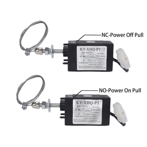 XHQ-PT NC Electronic Stop Valve Shutdown Device for Marine and Vehicle  Generators,Throttle Controller 12V