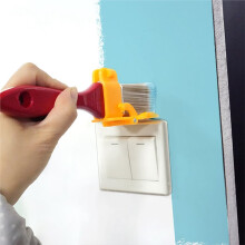 Edging Color Separation Paint Brush with Painter'S Sponge Brush Corner Painting Tool,Multi-Functional Painting Tool Set