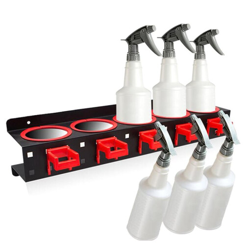 Wall Mounted Bottle Rack Grinding Machine Rack Liquid Wax Placement Rack Multi-Purpose Tool Storage Rack Bottle 1