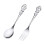 Σετ μαχαιροπήρουνων από ανοξείδωτο ατσάλι, 1 τεμάχιο, γυαλισμένο κουτάλι και 2