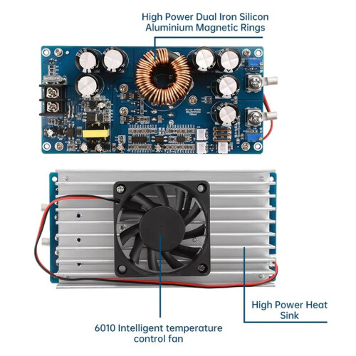 - 30A 800W Adjustable Step-Down Module  20V-70V to  2.5V-58V Constant Current Voltage Regulator Buck Power 2