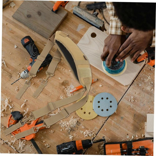 Electrician Tool Belt Suspenders Men Construction Belt Versatile Tool Organizer Attachment Loops 1