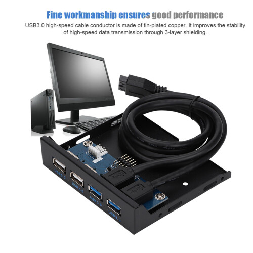 2-Port USB3.0 + 2-Port USB2.0 Bay Hub