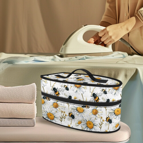 Iron Case Storage Daisy Bee Handle Compatible with Most Iron Travel Case, Bag Only 1