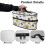 Iron Case Storage Daisy Bee Handle Compatible with Most Iron Travel Case, Bag Only 5