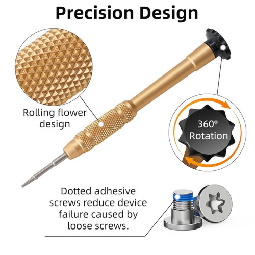 Screwdriver & 10Pcs Screw Set Easily Replace  Sunglasses Temple Screws 1